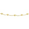 Luca Barra Minimalist auksinis-plated anklet with balls CV165