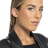 Luca Barra Single steel labret Butterfly with zircons PR136