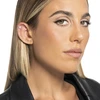 Luca Barra Single steel labret Flower with zircons PR120