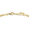 Luca Barra Tennis auksinis-plated bracelet with clear crystals BK2362