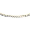 Luca Barra Tennis auksinis-plated bracelet with clear crystals BK2362