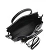 Luisa Vannini Women's leather handbag LV 479 Nero
