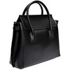 Luisa Vannini Women's leather handbag LV 479 Nero