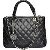 Luisa Vannini Women's leather handbag LV WH 2209T Nero