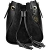 Luisa Vannini Women's leather handbag LV 8192T Nero
