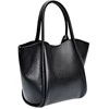 Luisa Vannini Women's leather handbag LV WH 1943T Nero