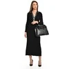 Luisa Vannini Women's leather handbag LV 479 Nero