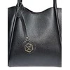 Luisa Vannini Women's leather handbag LV WH 1943T Nero