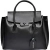 Luisa Vannini Women's leather handbag LV 479 Nero