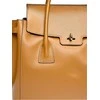 Luisa Vannini Women's leather handbag LV 479 Cognac