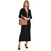Luisa Vannini Women's leather handbag LV WH 2209T Cognac
