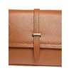 Luisa Vannini Women's leather crossbody handbag LV 1938 Cognac