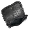 Luisa Vannini Women's leather crossbody handbag LV 8060 Nero