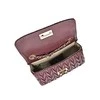 Luisa Vannini Women's leather crossbody handbag LV 2214 Vino