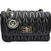 Luisa Vannini Women's leather crossbody handbag LV 2214 Nero