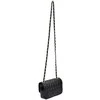 Luisa Vannini Women's leather crossbody handbag LV 2214 Nero