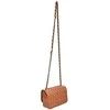 Luisa Vannini Women's leather crossbody handbag LV 2214 Cognac