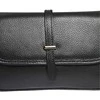 Luisa Vannini Women's leather crossbody handbag LV 1938 Nero