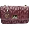 Luisa Vannini Women's leather crossbody handbag LV 2214 Vino