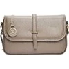 Luisa Vannini Women's leather crossbody handbag LV 1938 Fango