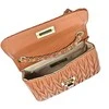 Luisa Vannini Women's leather crossbody handbag LV 2214 Cognac