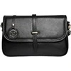 Luisa Vannini Women's leather crossbody handbag LV 1938 Nero