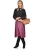 Luisa Vannini Women's leather handbag LV 127 Cognac
