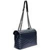 Luisa Vannini Women's leather handbag LV 2183 Blu Scuro