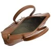 Luisa Vannini Women's leather handbag LV WH SBV 39 Cognac