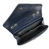 Luisa Vannini Women's leather handbag LV 2183 Blu Scuro