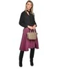 Luisa Vannini Women's leather handbag LV 127 Fango