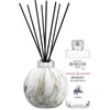 Maison Berger Paris Dovanų rinkinio aromato difuzorius Marbrure Baltas + Liliflora pildymas 180 ml