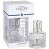 „Maison Berger Paris“ dovanų rinkinys su katalizine lempa „Mirage Transparent“ + „Pure Baltas“ arbatos papildymas, 250 ml