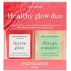 Manucurist „Healthy Glow Duo“ nagų priežiūros rinkinys 2 x 15 ml