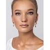 Marc Malone Asimetriški paauksuoti auskarai Averie Gold Earrings MCE24018G