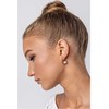 Marc Malone Auksuoti auskarai su dirbtiniu perlu Jennifer Baltas Earrings MCE24025G