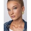 Marc Malone Dizainerio paauksuoti auskarai Haisley Gold Earrings MCE24014G