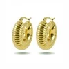 Marc Malone Distinctive auksinis-plated steel rings MCE24035G