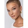 Marc Malone Distinctive auksinis-plated steel rings MCE24035G