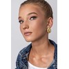 Marc Malone Išskirtiniai paauksuoti auskarai Eve Gold Earrings MCE24017G