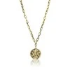 Marc Malone Išskirtinis paauksuotas karoliai Ariana Juodas Necklace MCN23021G