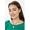 Marc Malone Išskirtinis paauksuotas karoliai Ariana Juodas Necklace MCN23021G