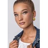 Marc Malone Išskirtiniai paauksuoti auskarai Eve Gold Earrings MCE24017G