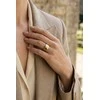 Marc Malone Distinctive open ring made of auksinis-plated steel Olina MCR260792G