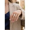 Marc Malone Distinctive open steel ring Olina MCR260792S