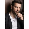Marc Malone Elegantiškas vyriškas vėrinys su krištolais MCGN6145S