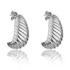 Marc Malone Elegant steel earrings MCE24040S