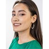 Marc Malone Fashion auksinis-plated hoops Naomi Baltas Earrings MCE23029G
