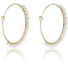 Marc Malone Fashion auksinis-plated hoops Naomi Baltas Earrings MCE23029G