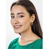 Marc Malone Madingi paauksuoti auskarai Grace Žalias Earrings MCE23004G